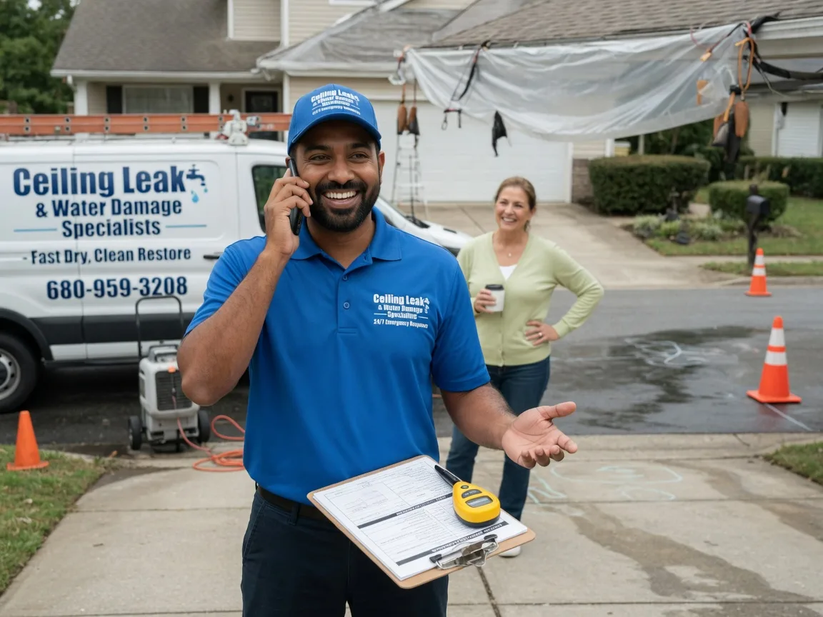 Ceiling Leak Cleanup Jarrell, TX FAQs
